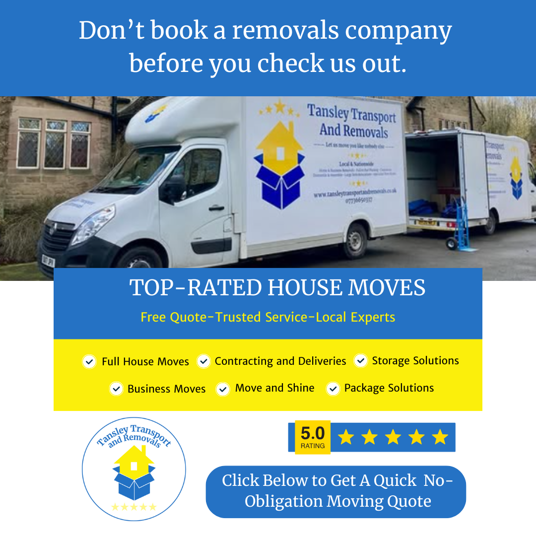 Tansley Transport and Removals Ltd Facebook ad from Aug 31, 2025