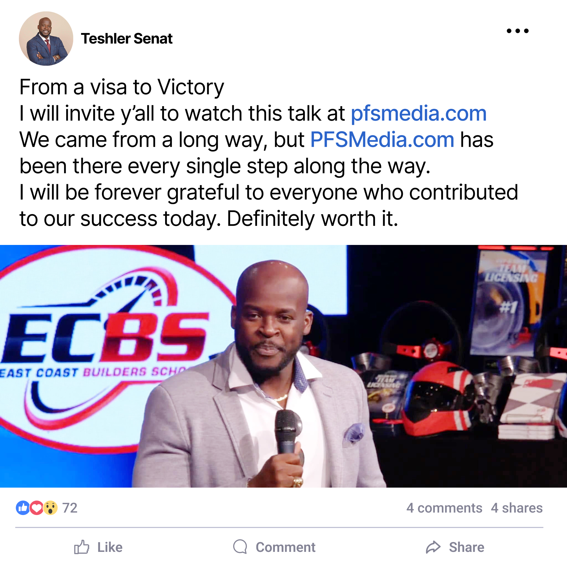 PFSMedia Facebook ad from Jul 22, 2026