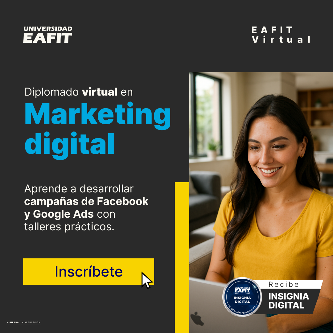 Educación Continua EAFIT Facebook ad: Últimos cupos