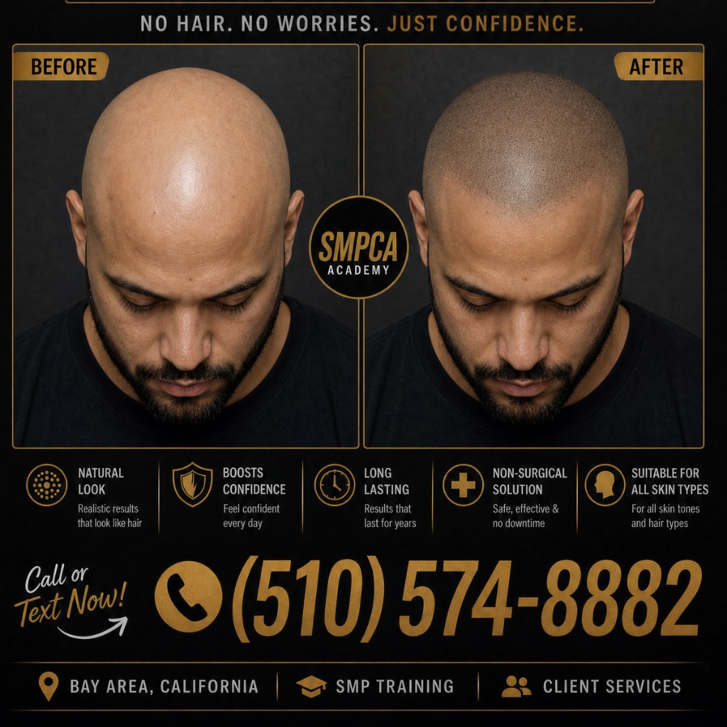 Scalp Micropigmentation CA - SMPCA Academy Facebook ad