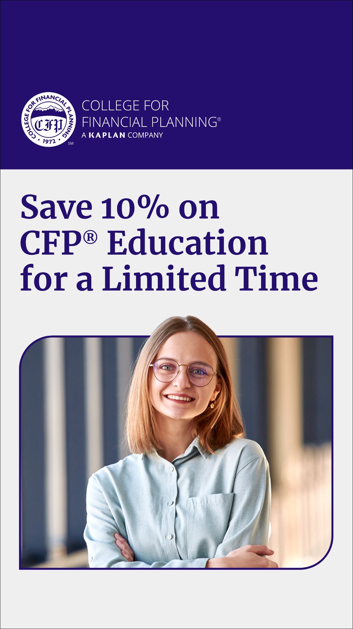 Kaplan Financial Education Facebook ad