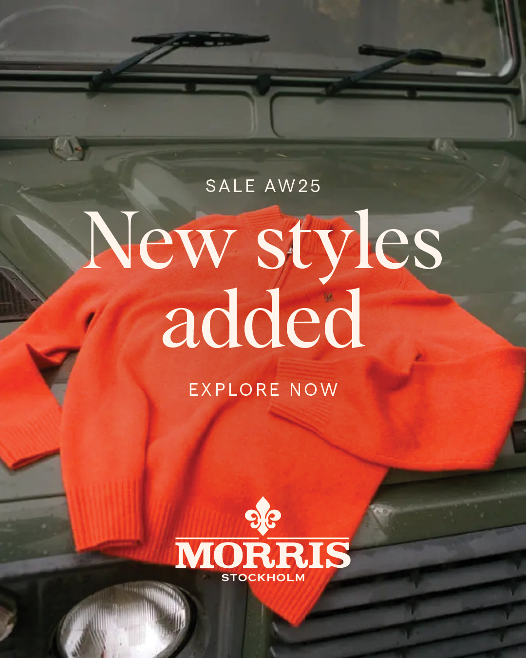 Morris Stockholm Facebook ad
