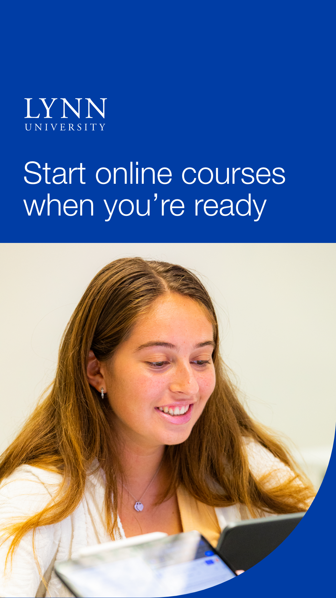Lynn University Facebook ad