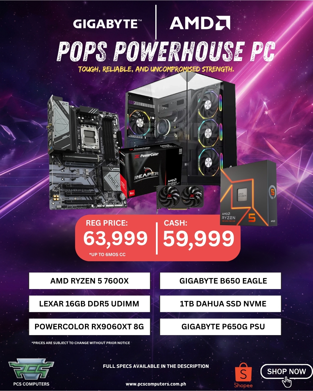 PCS Computers Facebook ad