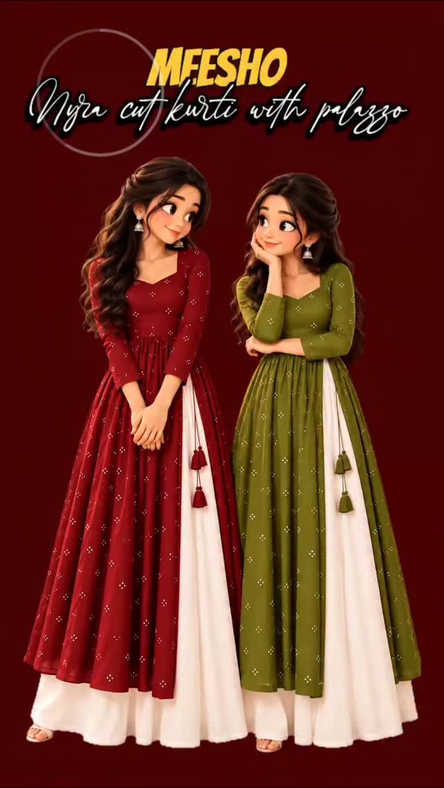 Meesho Facebook ad: Your cutest kurtis with palazzo sets @meeshoapp Perfect…