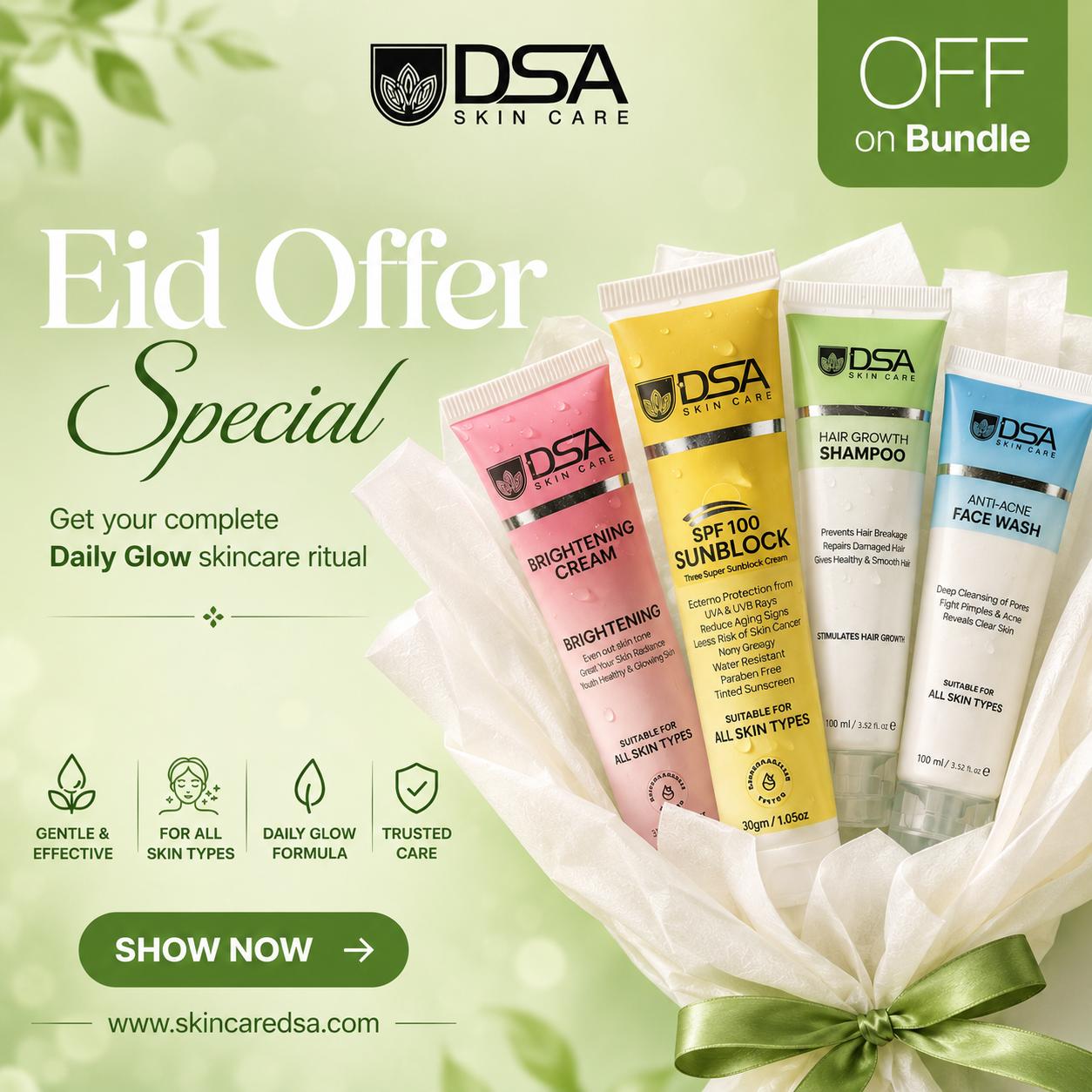DSA SkinCare Facebook ad: Eid Special Sale