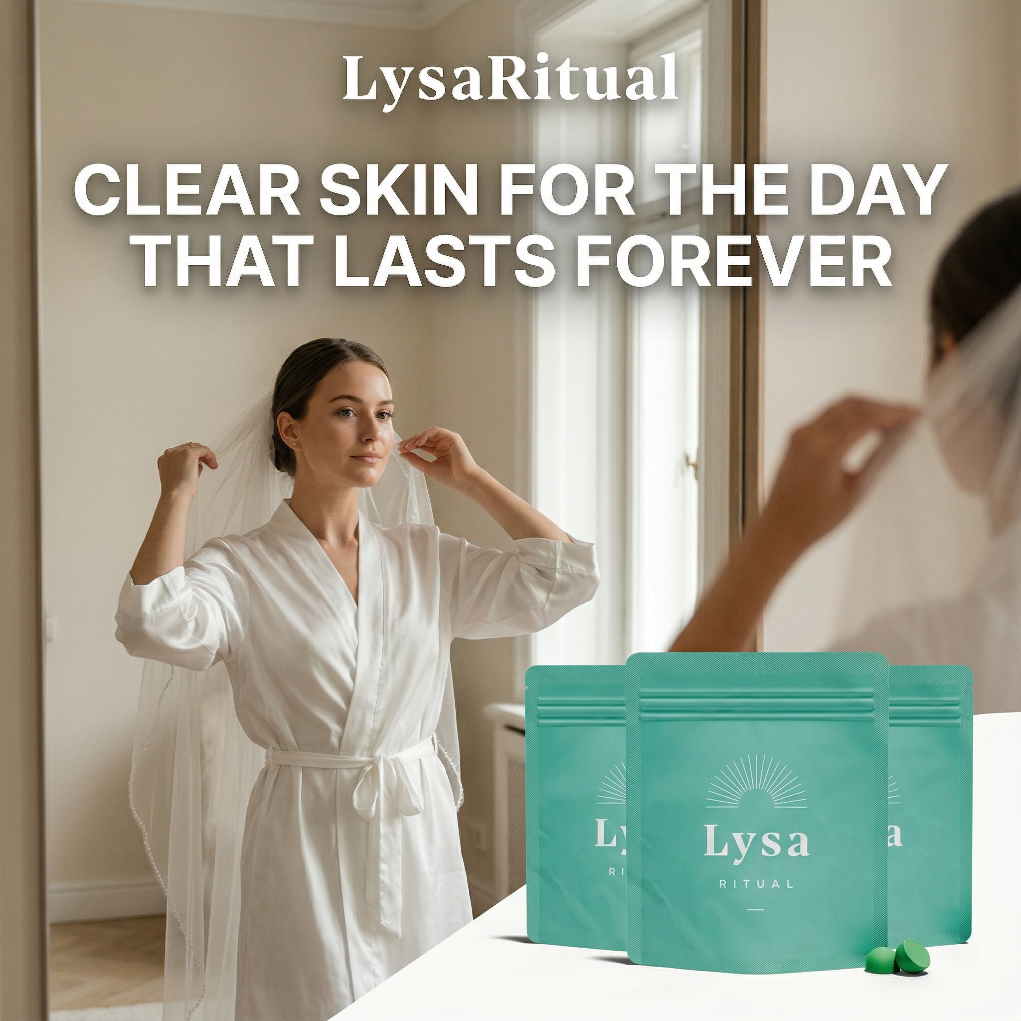 Lysa Ritual Facebook ad: Wedding with ACNE!?