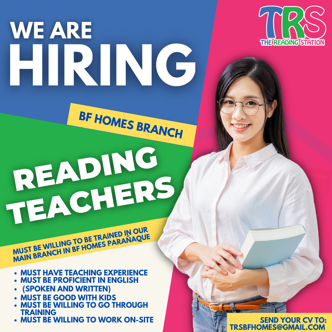 The Reading Station - BF Homes Paranaque Facebook ad: JOIN OUR TEAM!