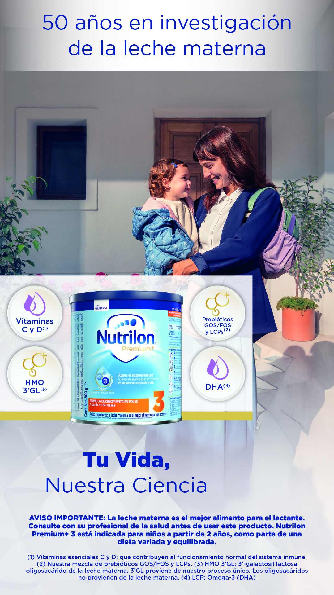 NutriciaClub Bolivia Facebook ad: Nutrilon Premium+ 3