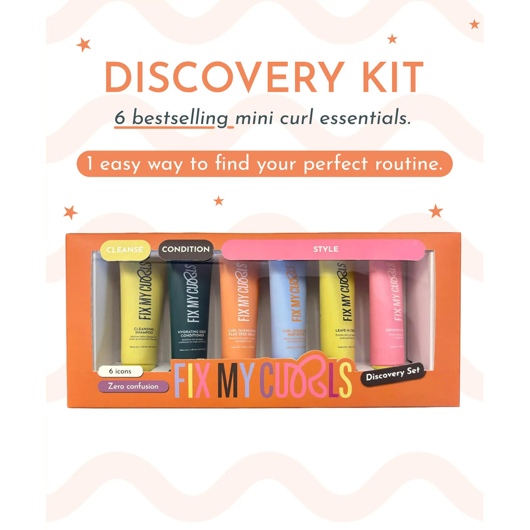 Fix My Curls Facebook ad: ₹ 349 | DISCOVERY KIT - 6 bestselling minis