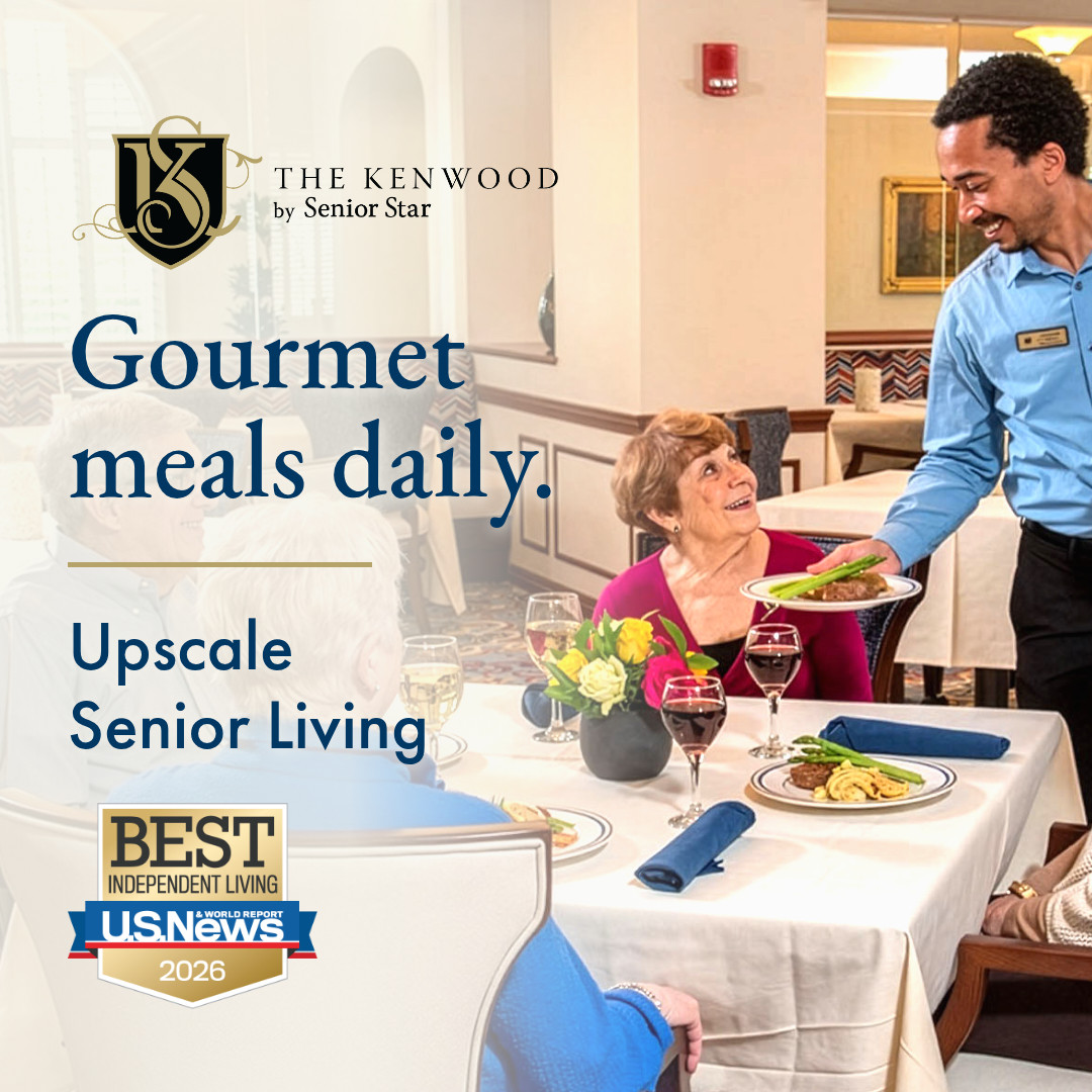 The Kenwood by Senior Star Facebook ad: Why wait for a vacation when you can…