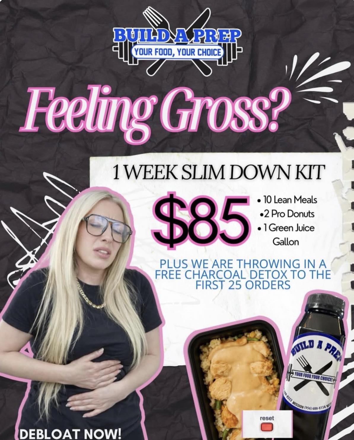 Build A Prep Weslaco Facebook ad: Guess who’s back on the SLIMDOWN KIT =…