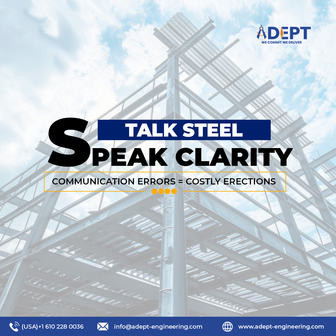 Adept Engineering Solutions Private Limited Facebook ad: Precision Steel Detailing That Saves Time & Money