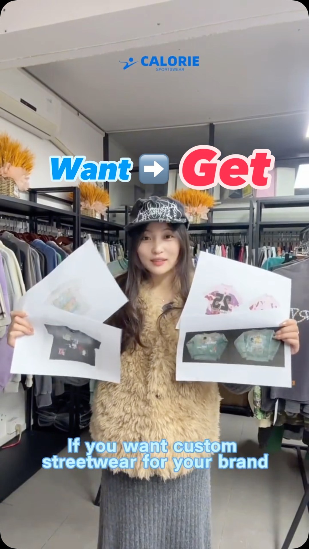 Calorie Streetwear Facebook ad: From idea to garment