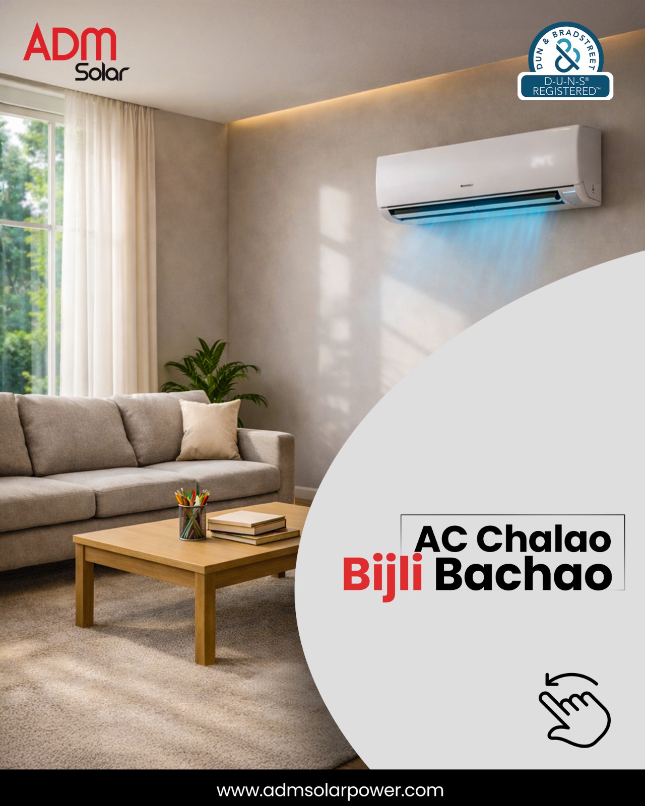 ADM Solar Facebook ad