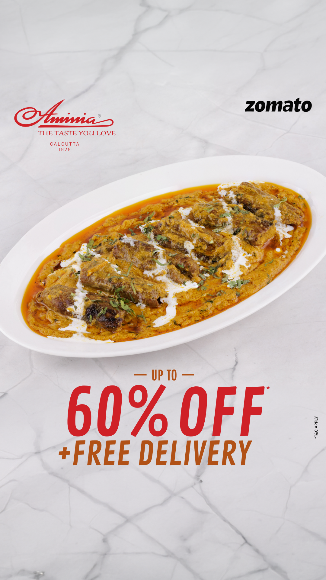 Zomato Facebook ad