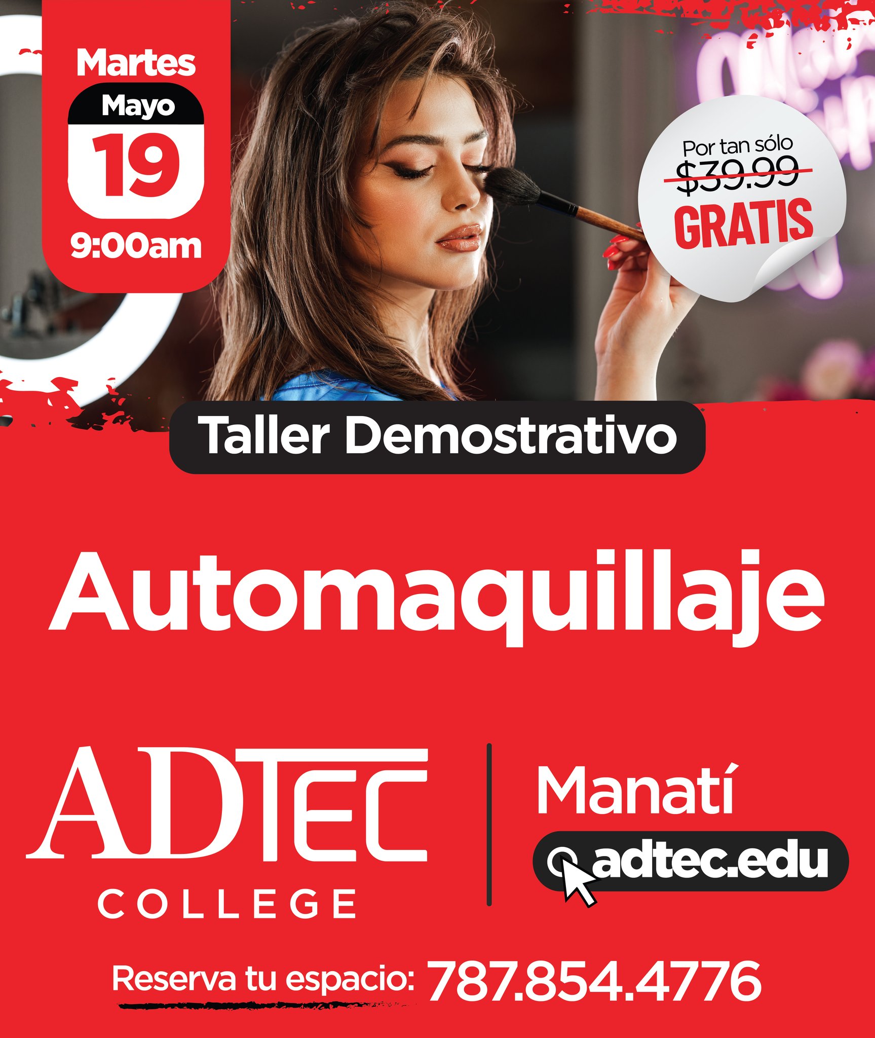 Adtec College Facebook ad