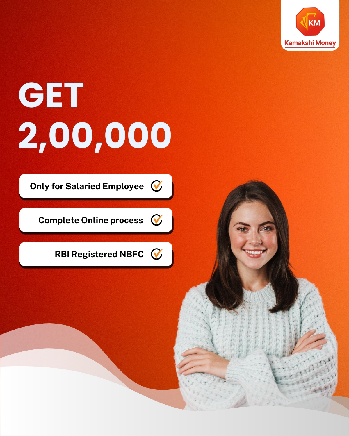 Kamakshi Money Facebook ad from Oct 27, 2025
