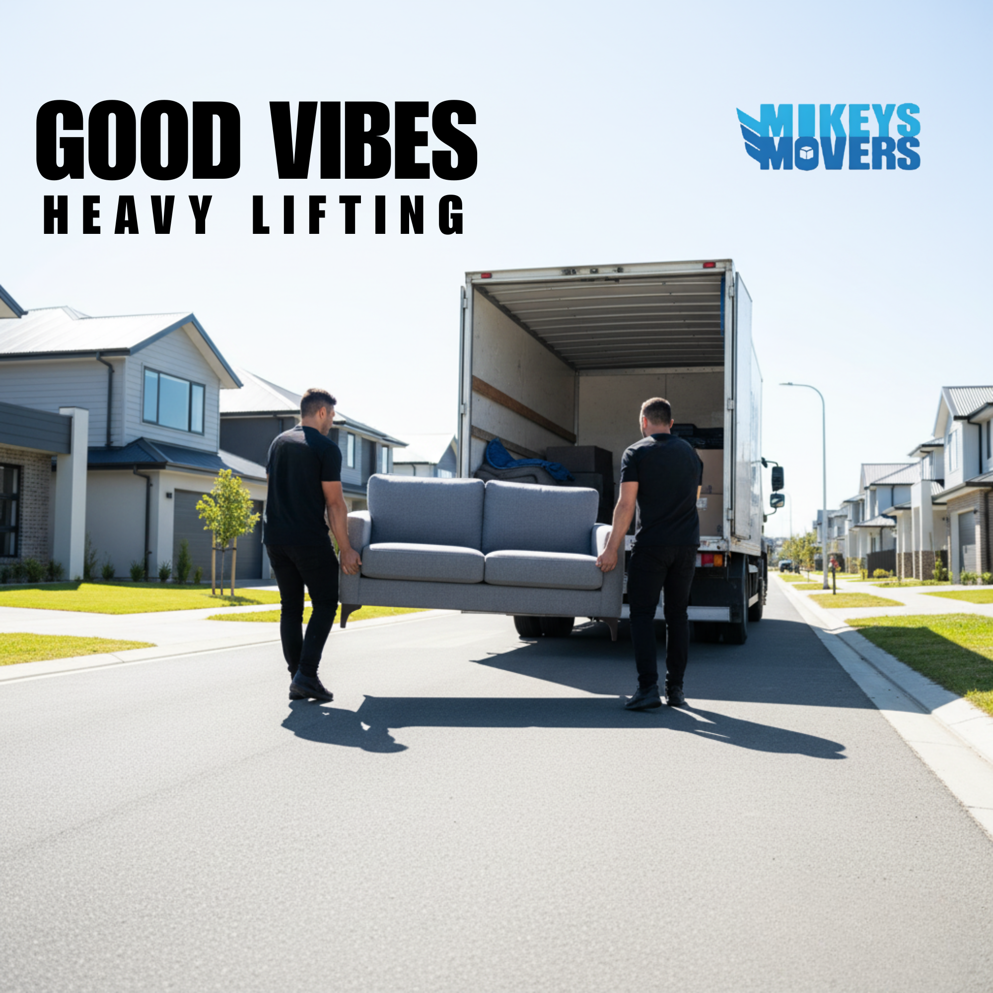 MikeysMovers Facebook ad: Learn More