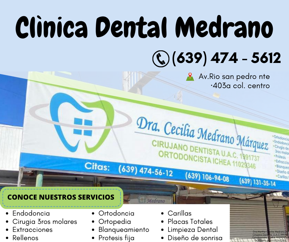 Dental Medrano Facebook ad: CONOCE NUESTROS SERVICIOS