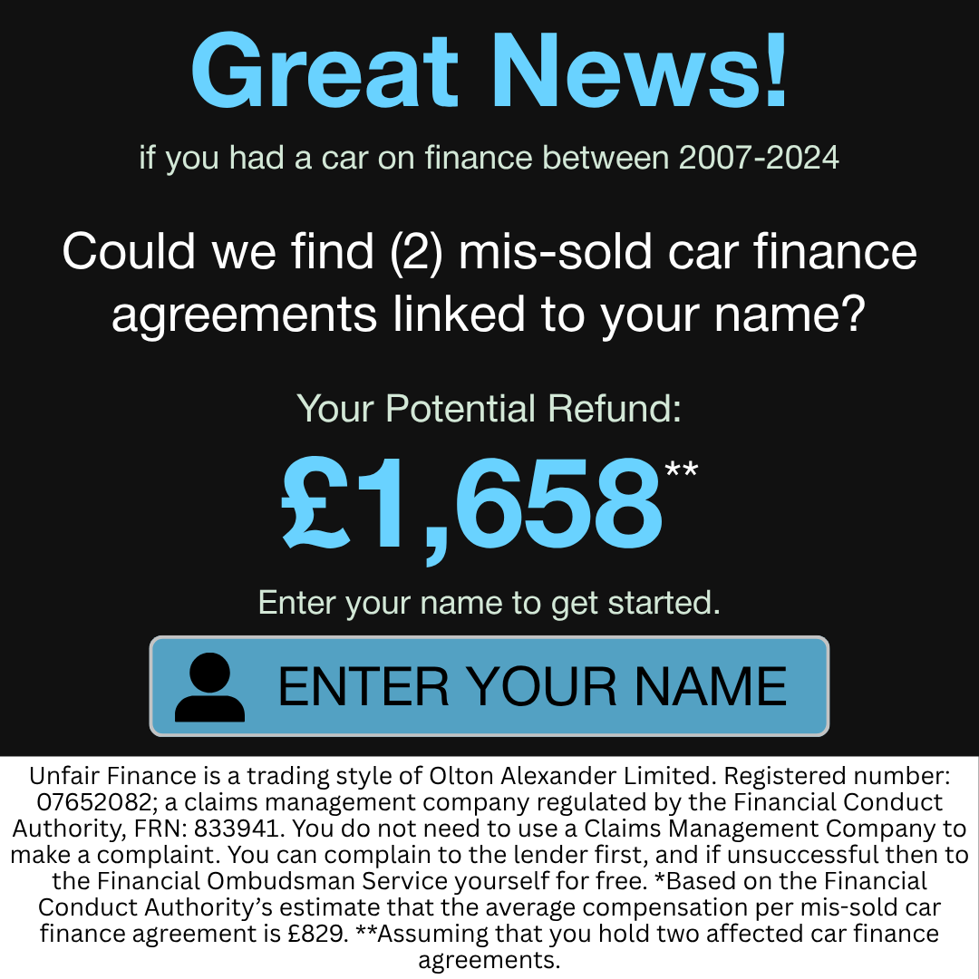 Unfair Finance Facebook ad
