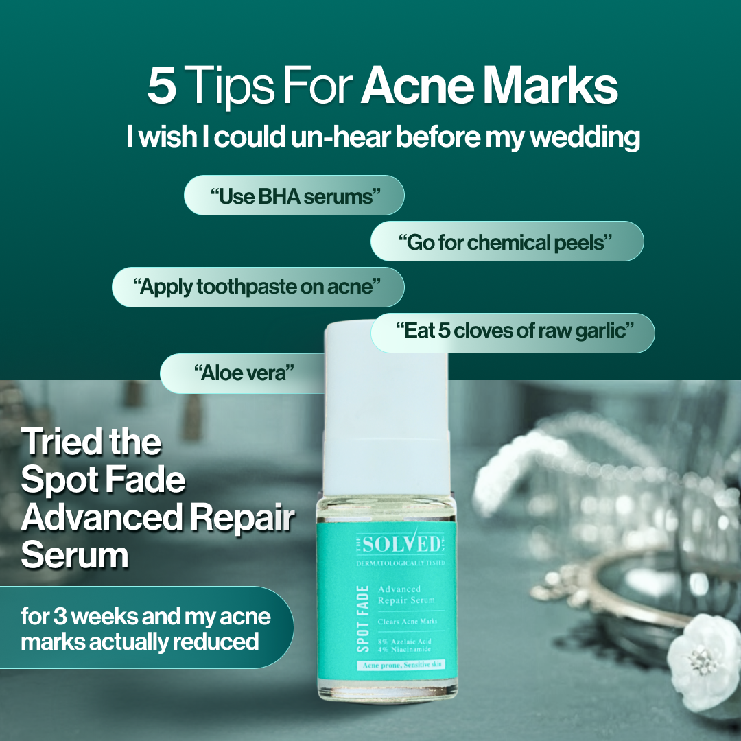 The Solved Skin Facebook ad: Spot Fade Advanced Repair Serum