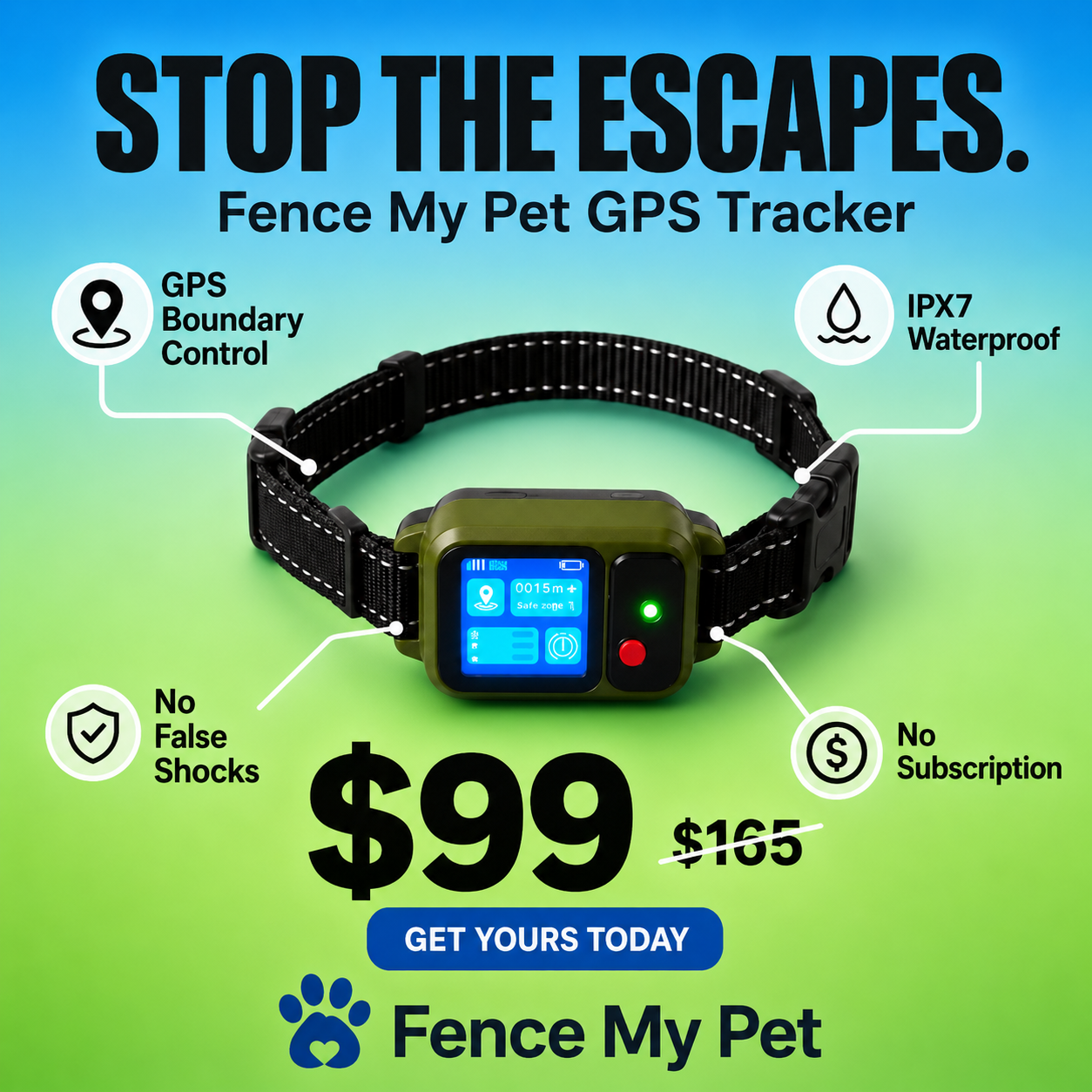 Fence My Pet Facebook ad