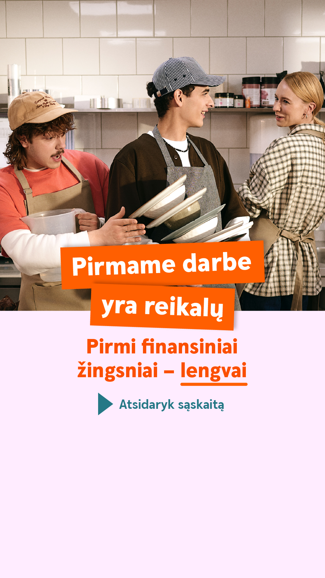 Swedbank Lietuvoje Facebook ad