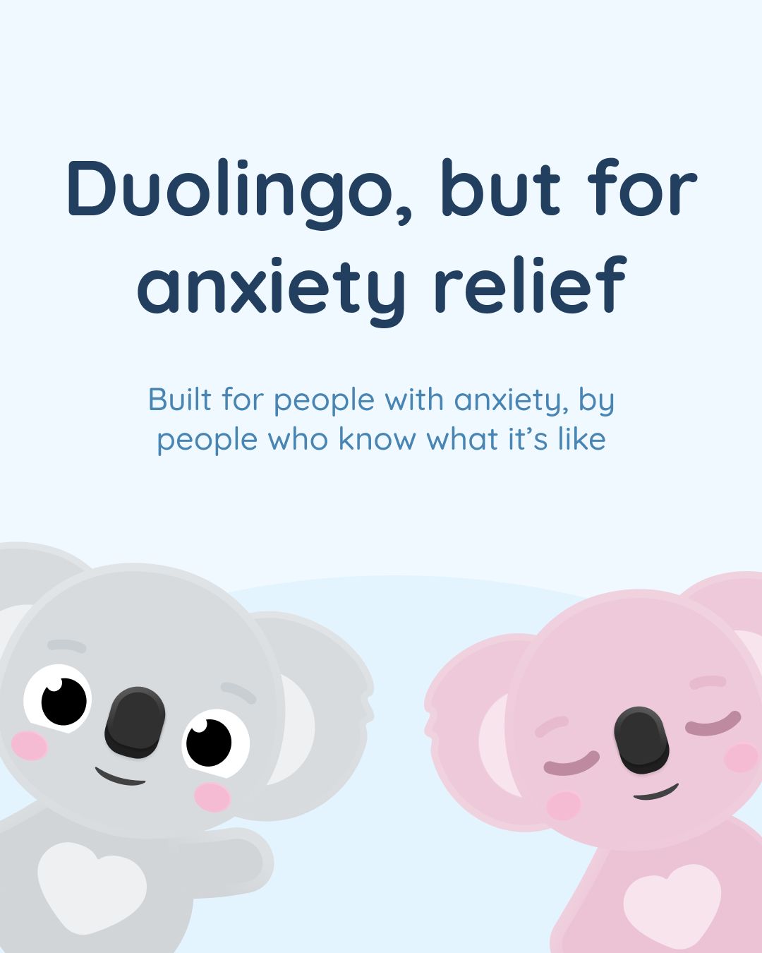 Kozy App Facebook ad: didn't know there were different types of anxiety until i…