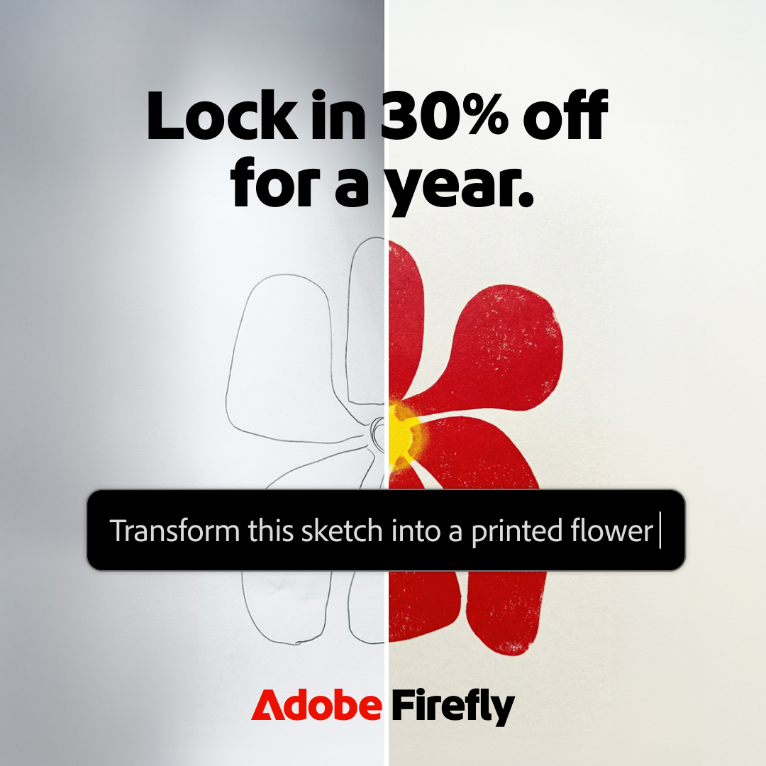Adobe Firefly Facebook ad
