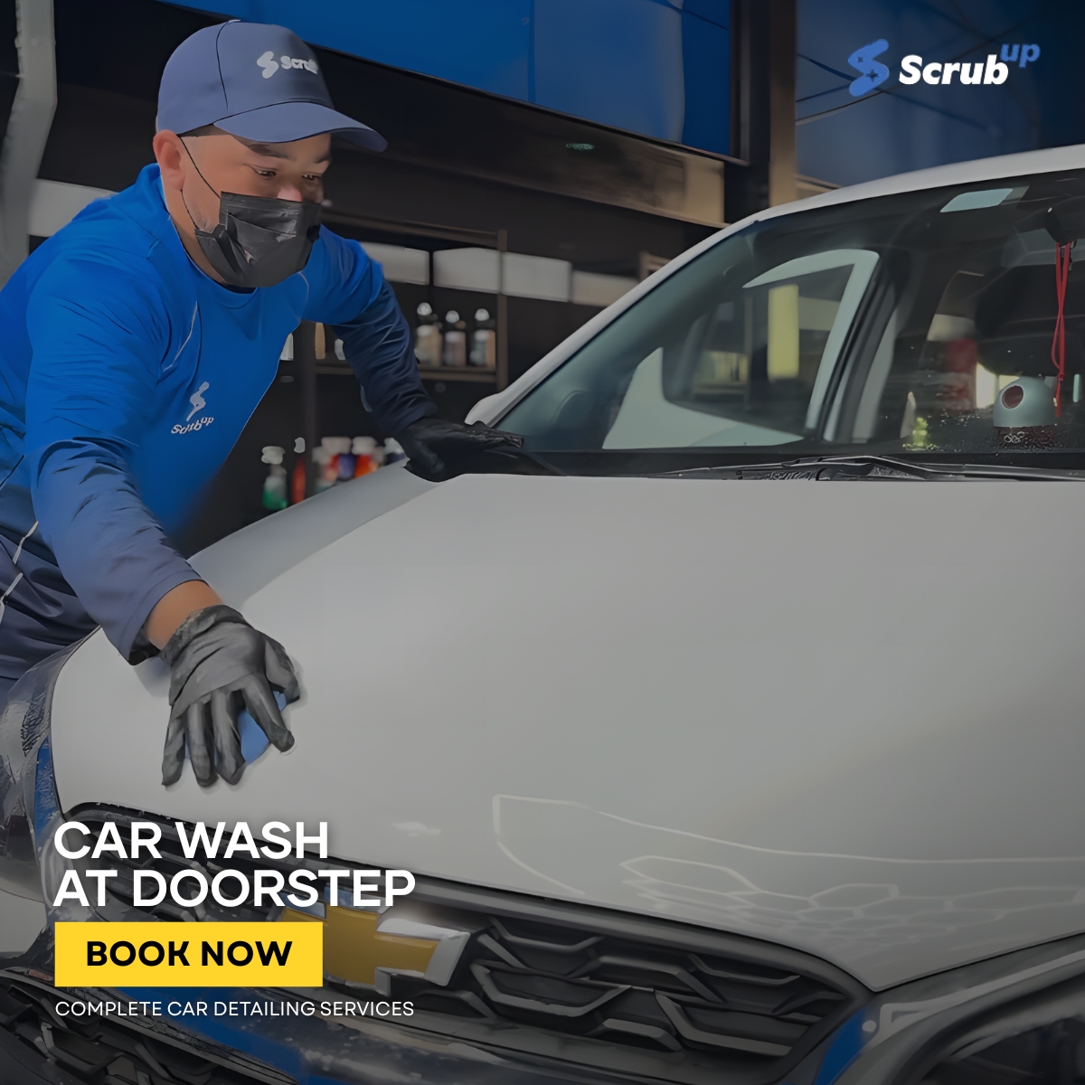 Scrub Up Car Wash Facebook ad: Grab 10% OFF Today