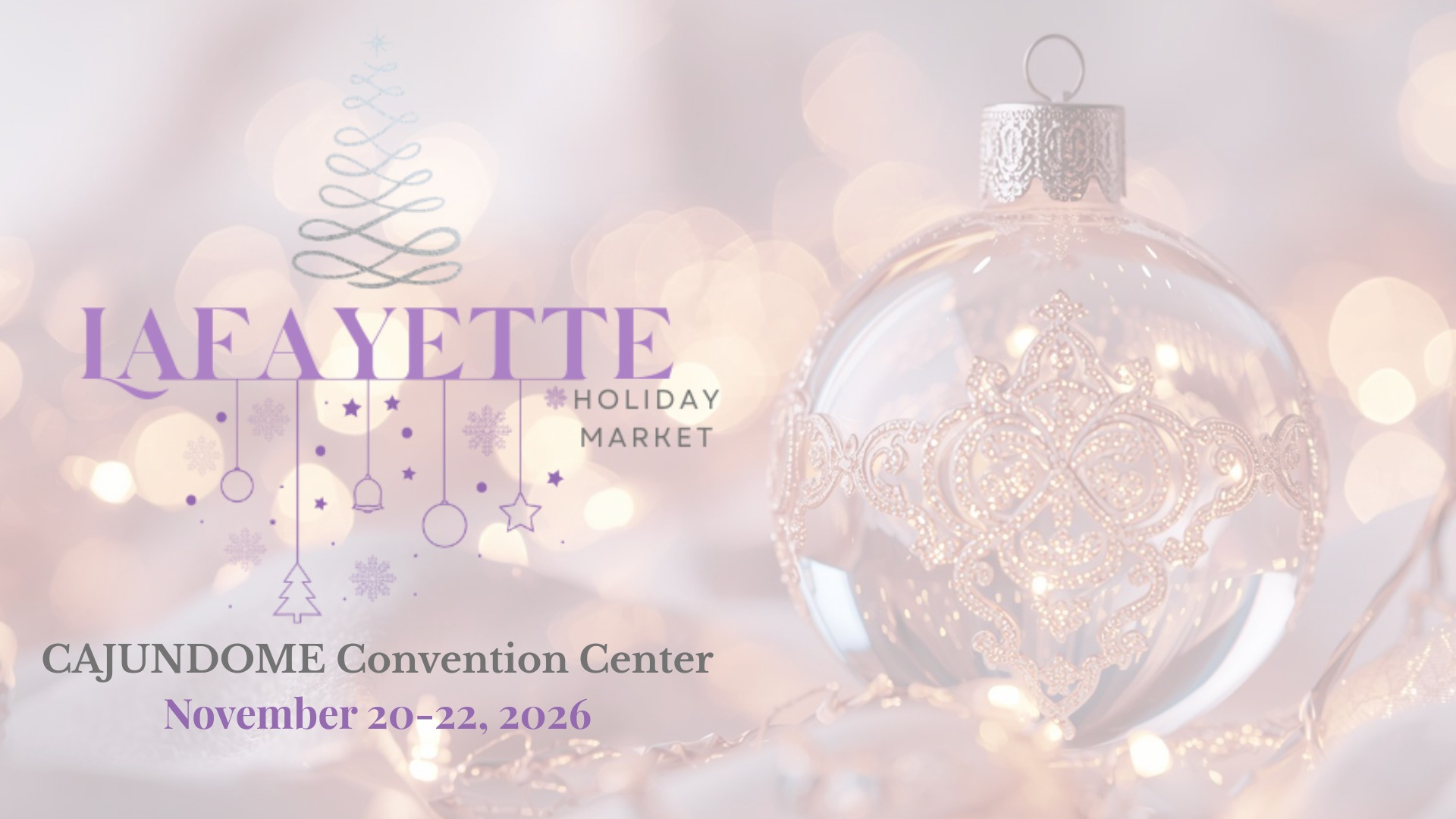ATT Expo Market Facebook ad: Lafayette Holiday Market - Lafayette LA