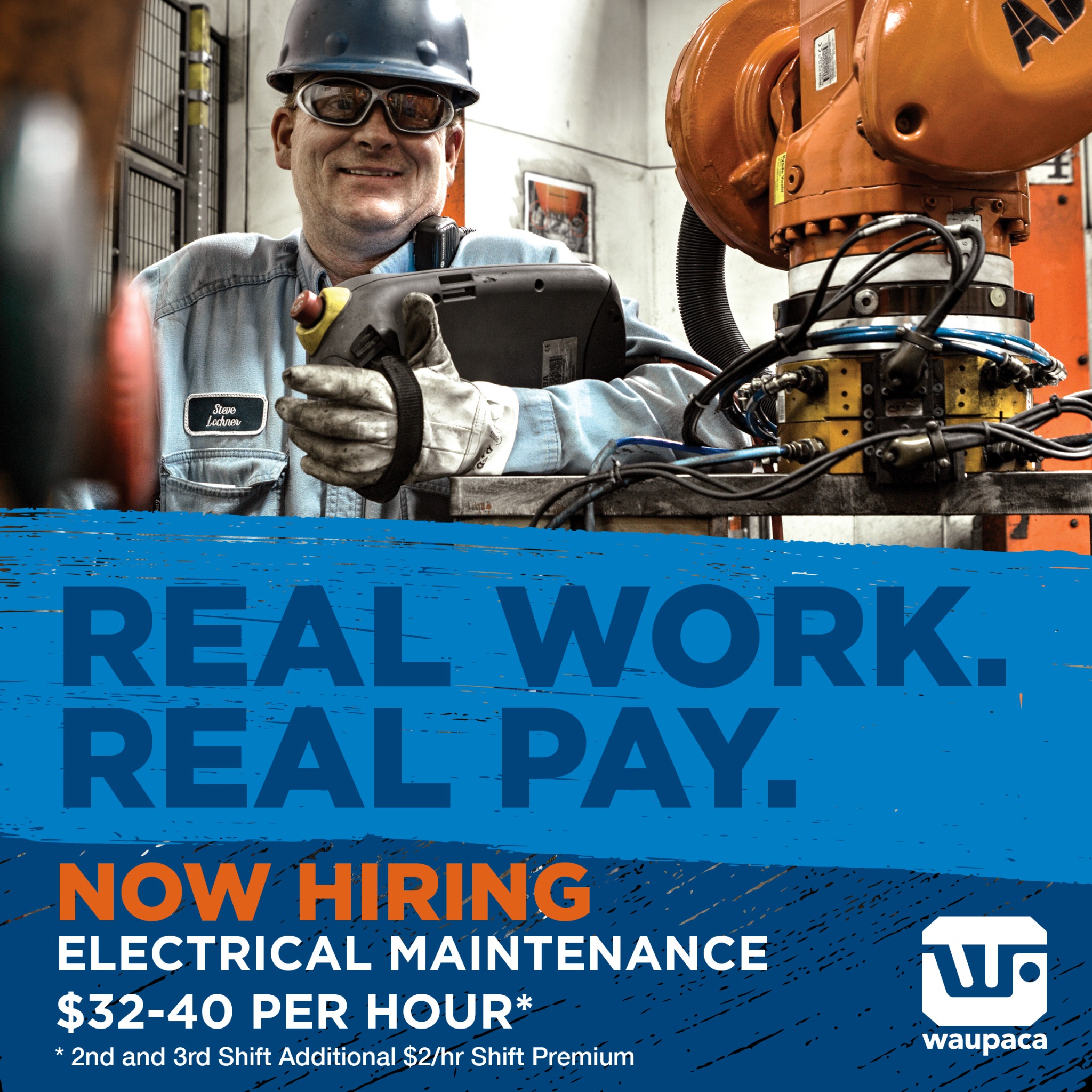 Waupaca Foundry Facebook ad: Maintenance Careers