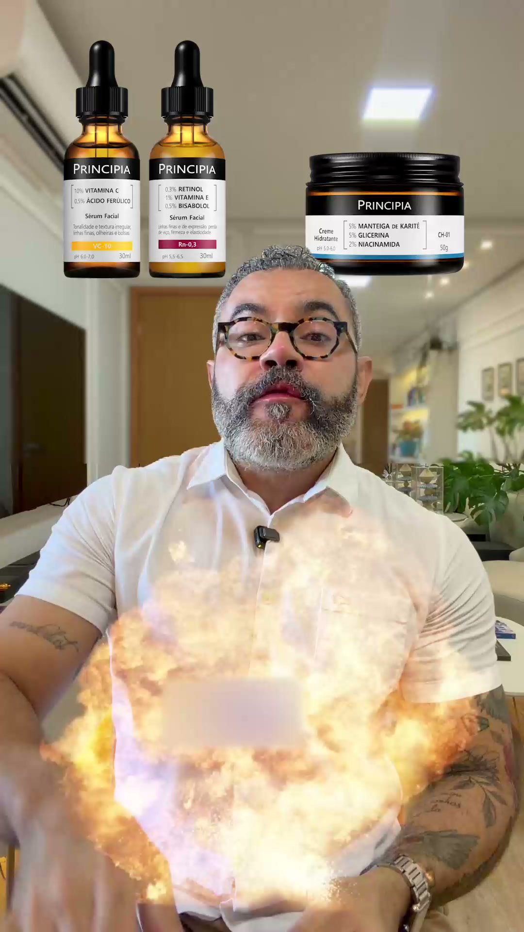 Principia Skincare Pro Facebook ad: Eficácia comprovada clinicamente