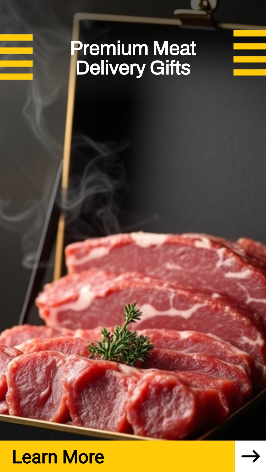 TrendingResults Reachline Facebook ad: Premium Meat Delivery Gifts.