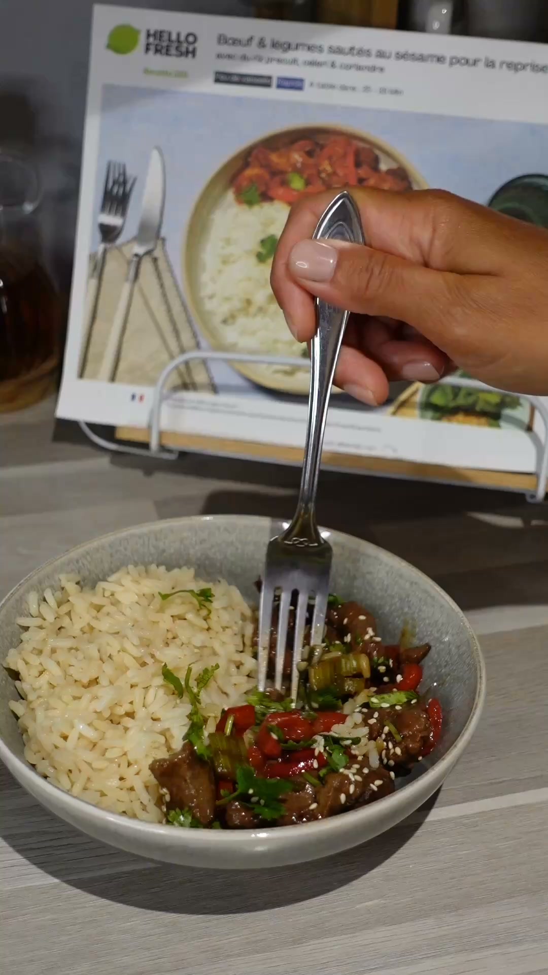 HelloFresh Facebook ad: Une poêle offerte + Jusqu'à -85€