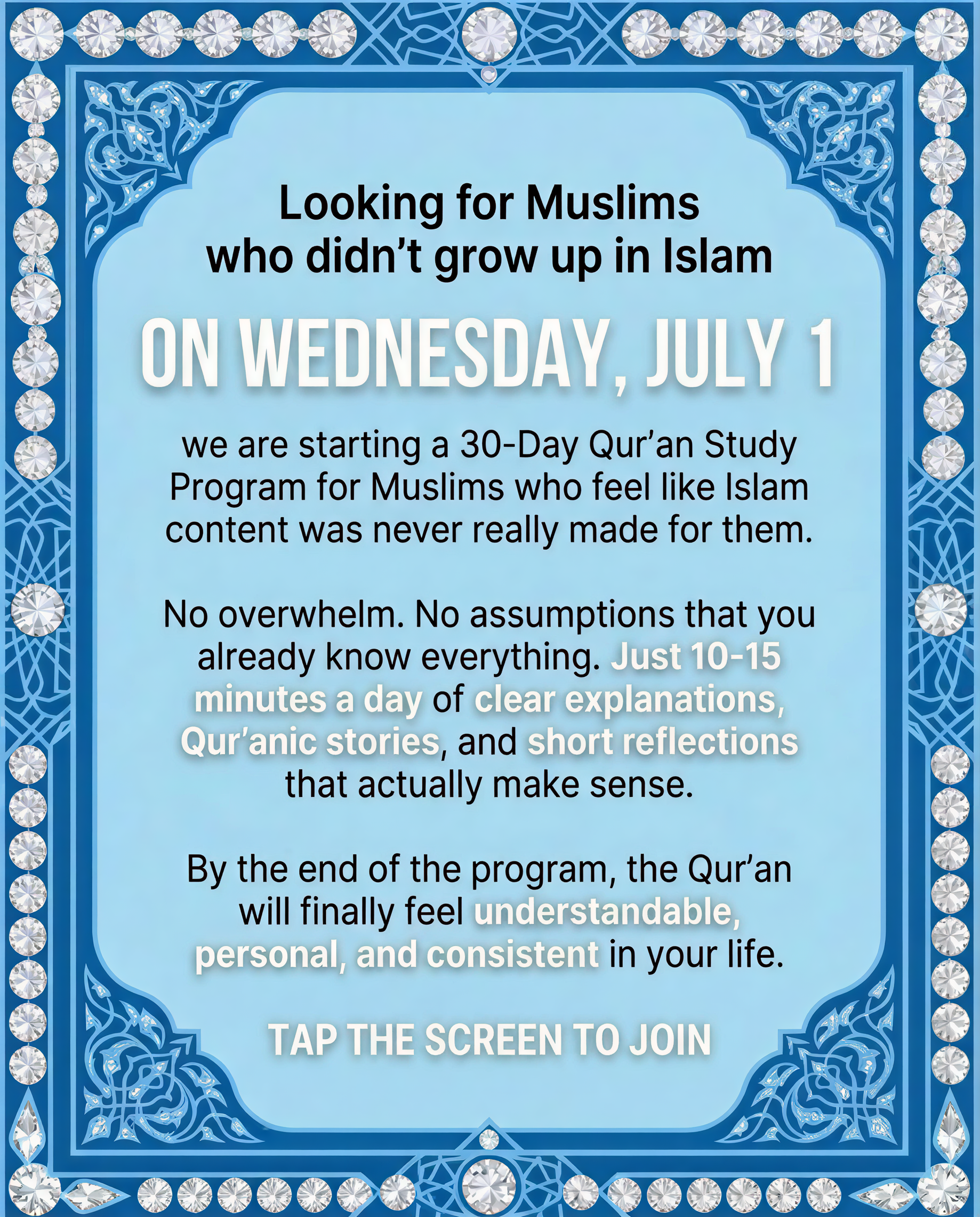 Advice from Imam Ibrahim Facebook ad