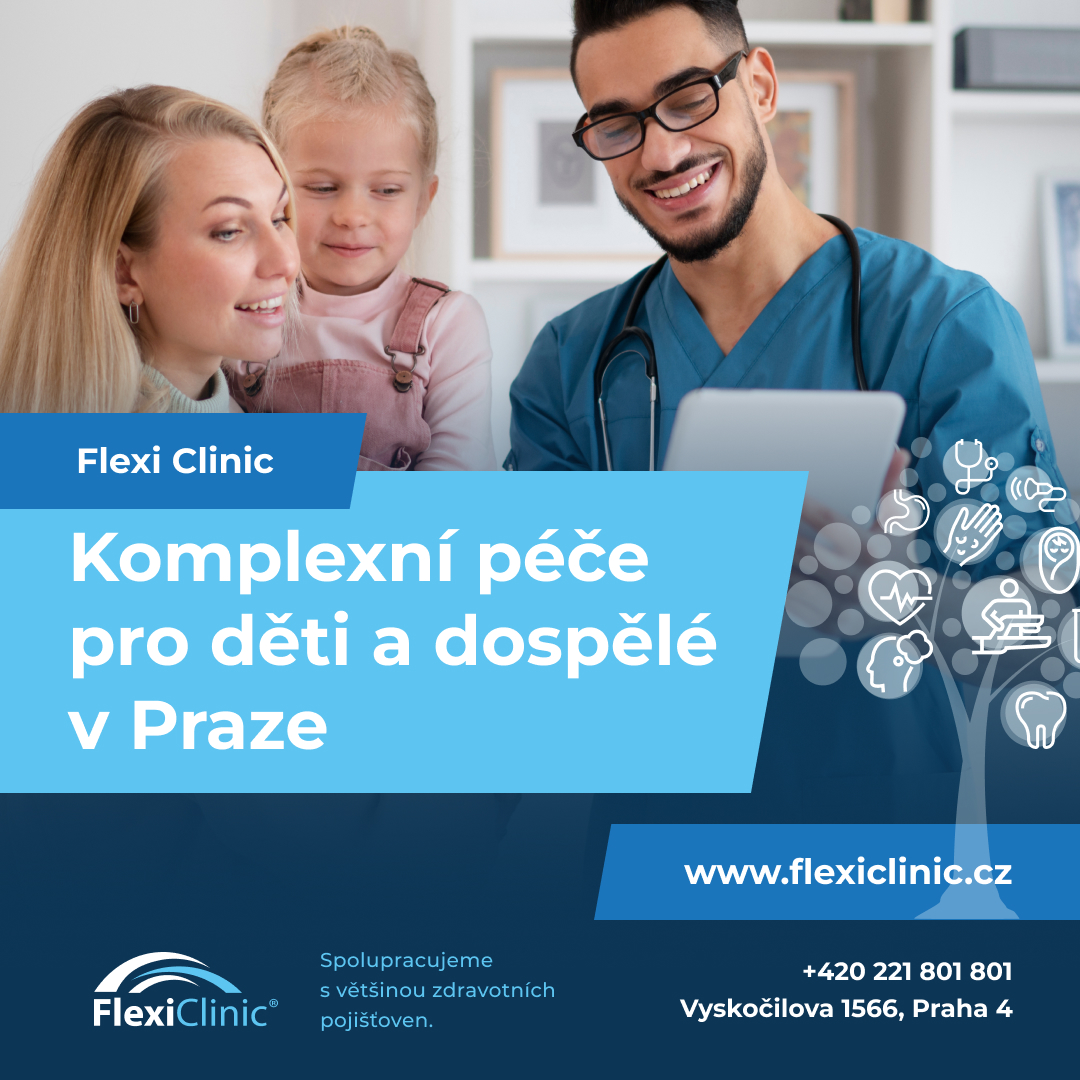 Flexi Clinic Facebook ad: Komplexní péče pro celou rodinu
