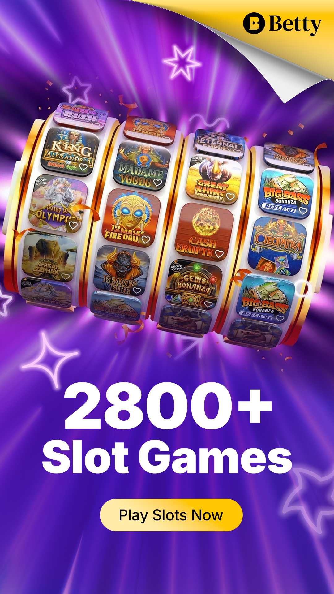 Betty Online Casino Facebook ad