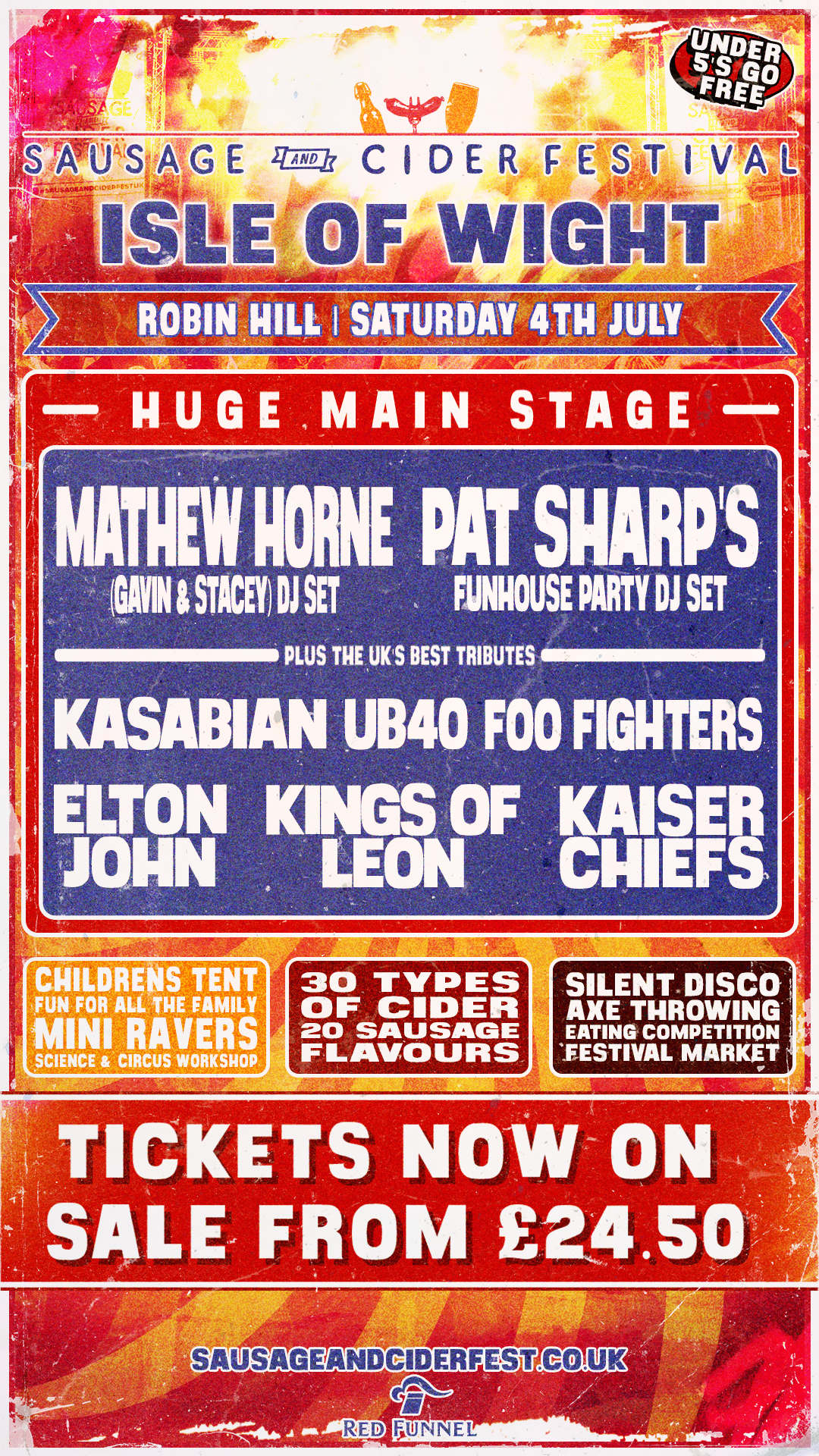 Sausage & Cider Fest - Isle of Wight Facebook ad
