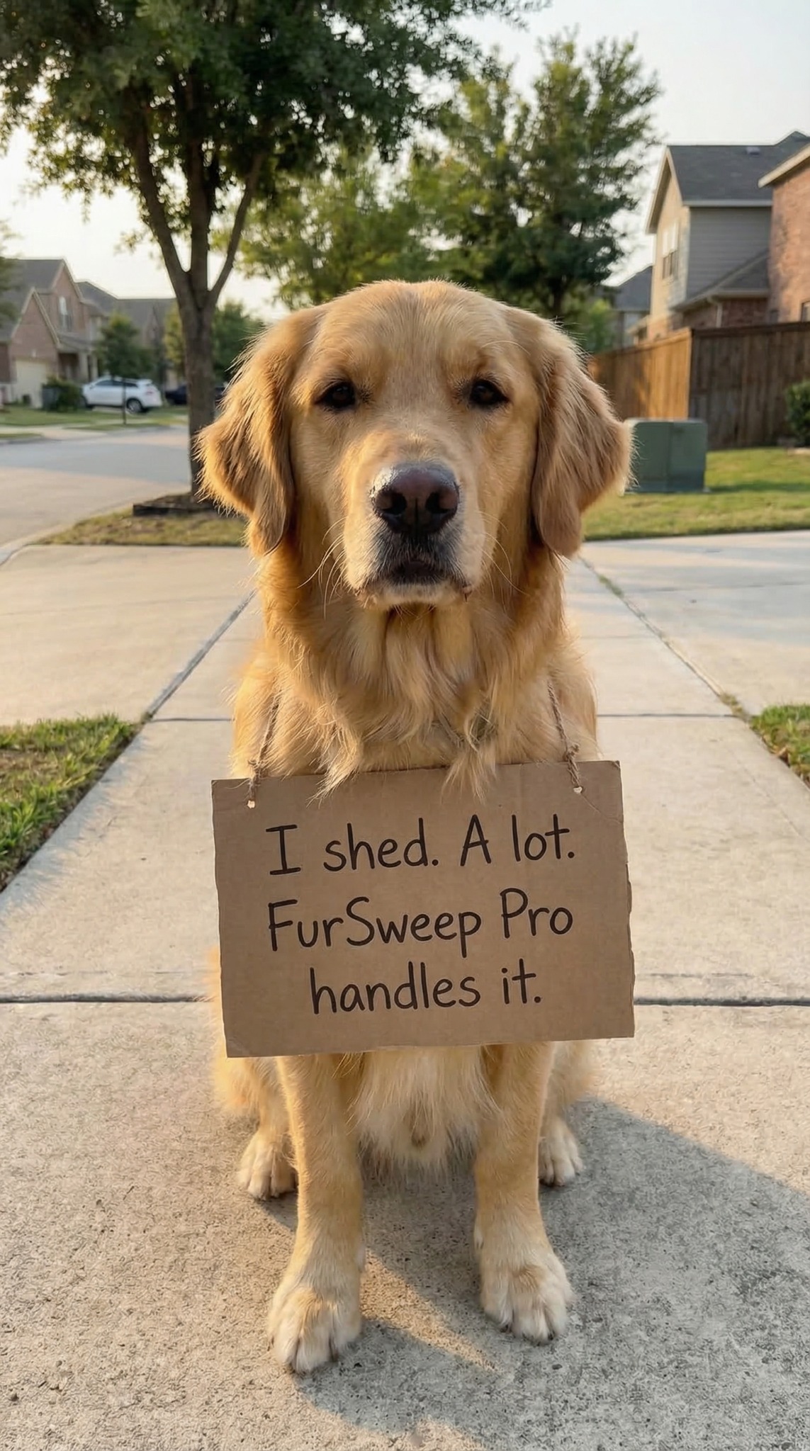Pawtix Facebook ad: Pet Hair? Handled. 15% Off Today.