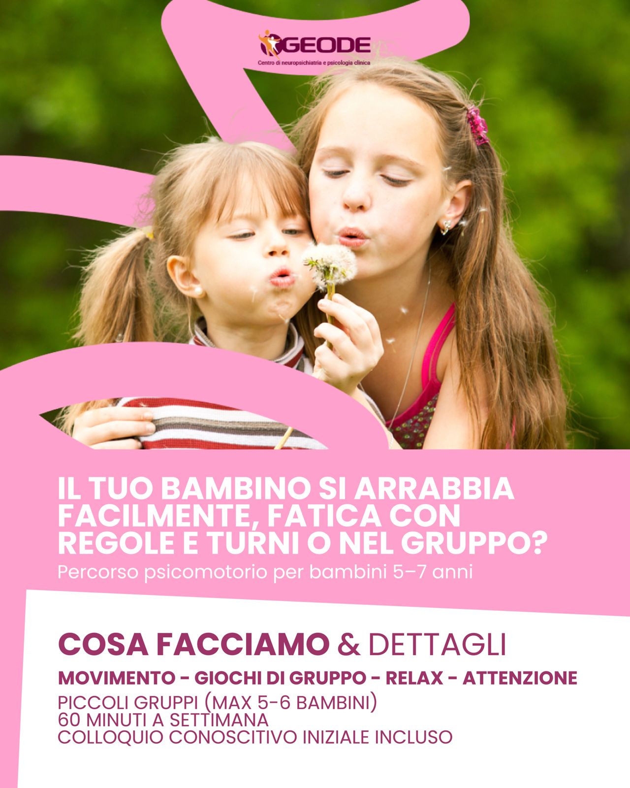 Geode, centro di neuropsichiatria e psicologia Facebook ad