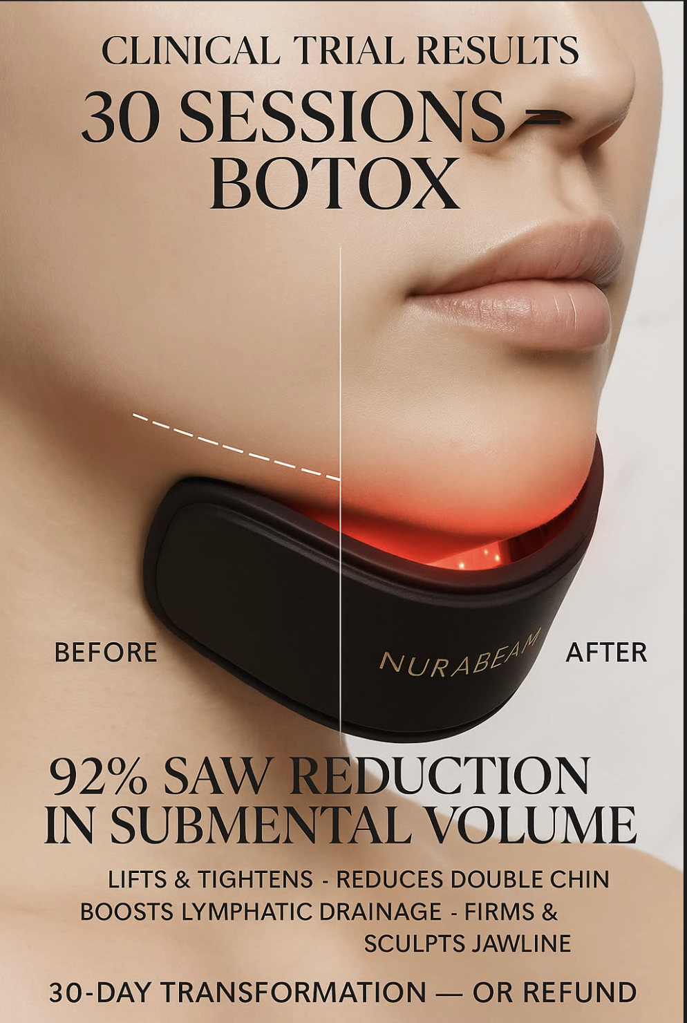 Nura Beam inc. Facebook ad