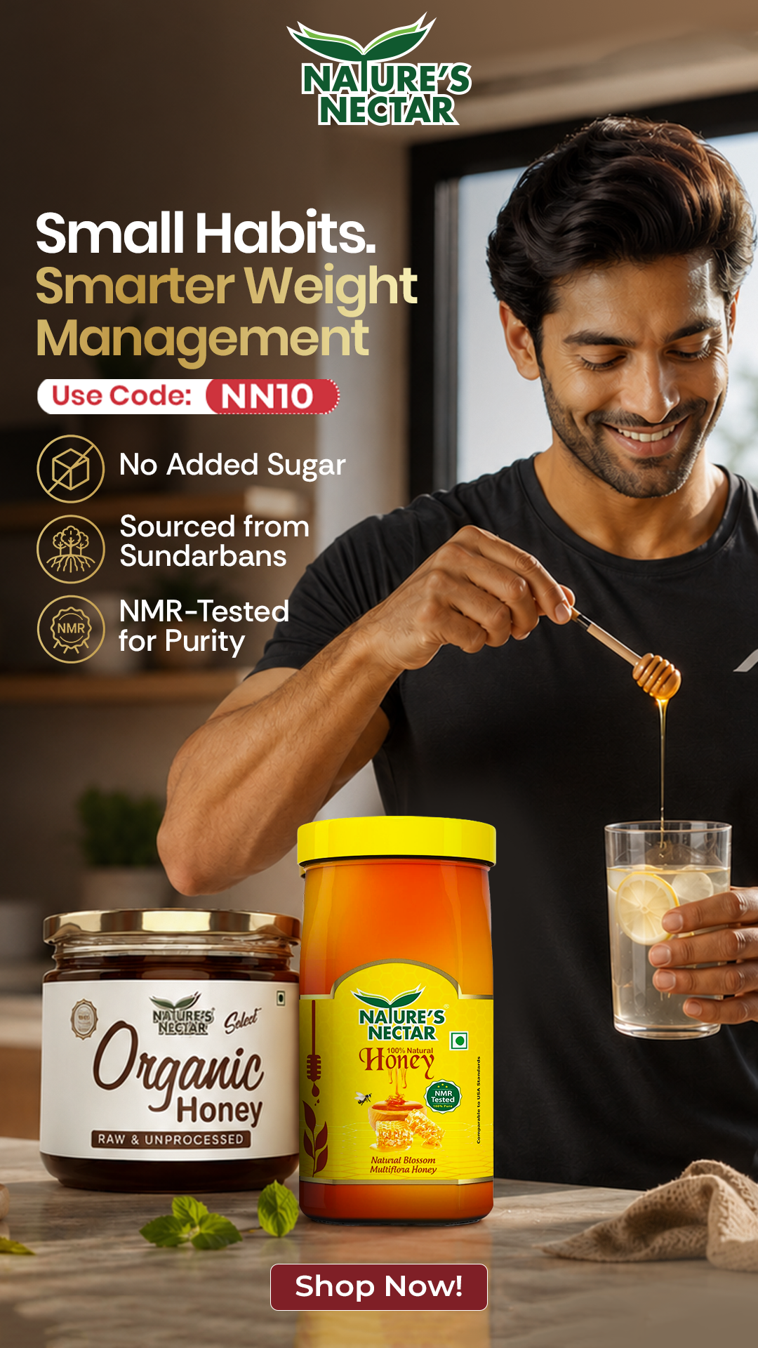 Nature's Nectar Facebook ad