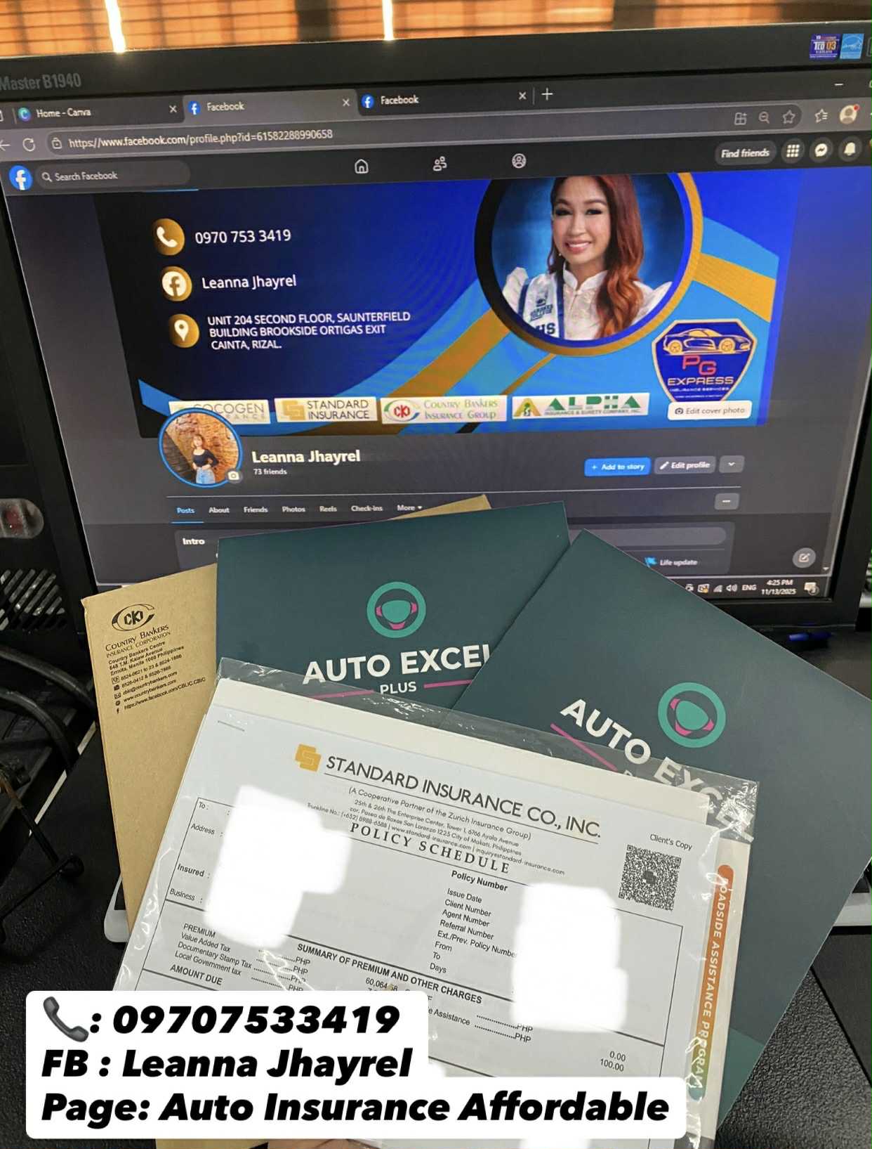 Reliable Vehicle Insurance Facebook ad