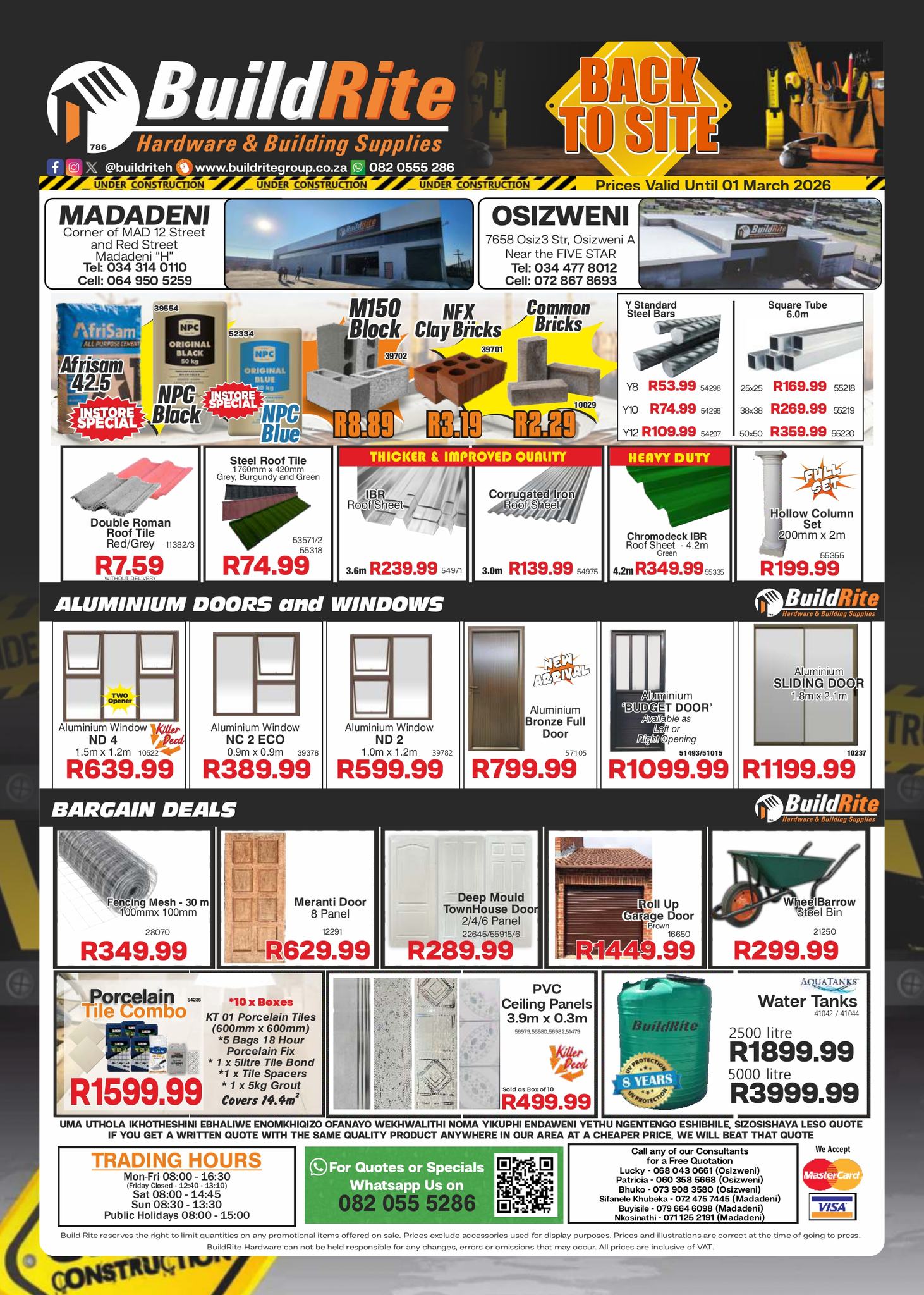 Build Rite Hardware Facebook ad