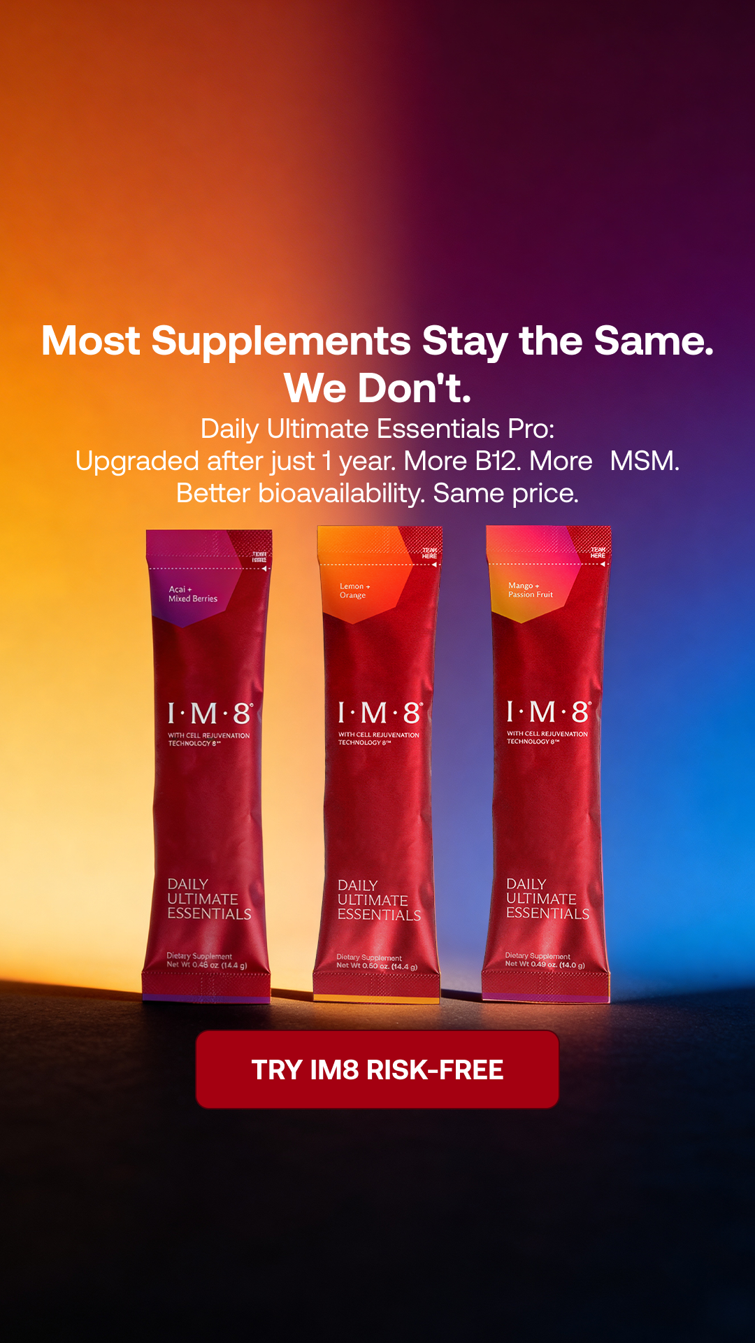 IM8 Health Facebook ad