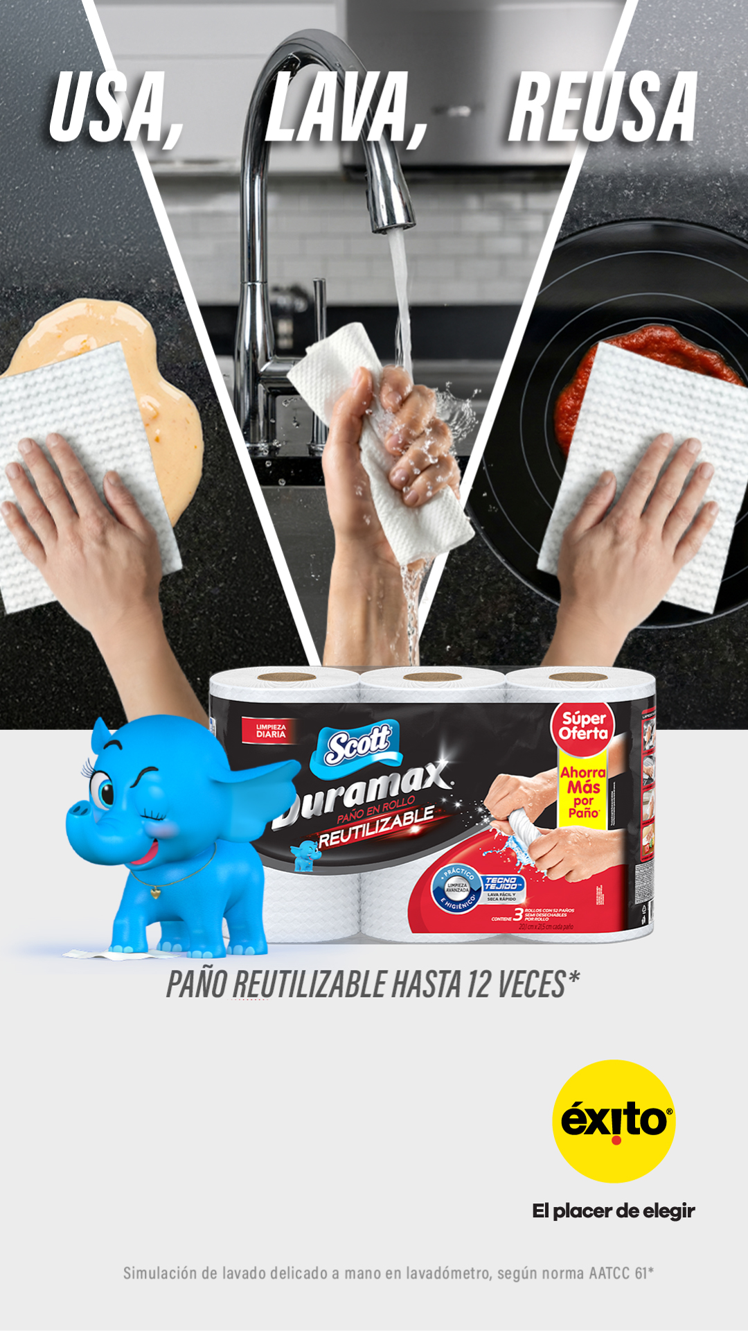 Éxito Facebook ad
