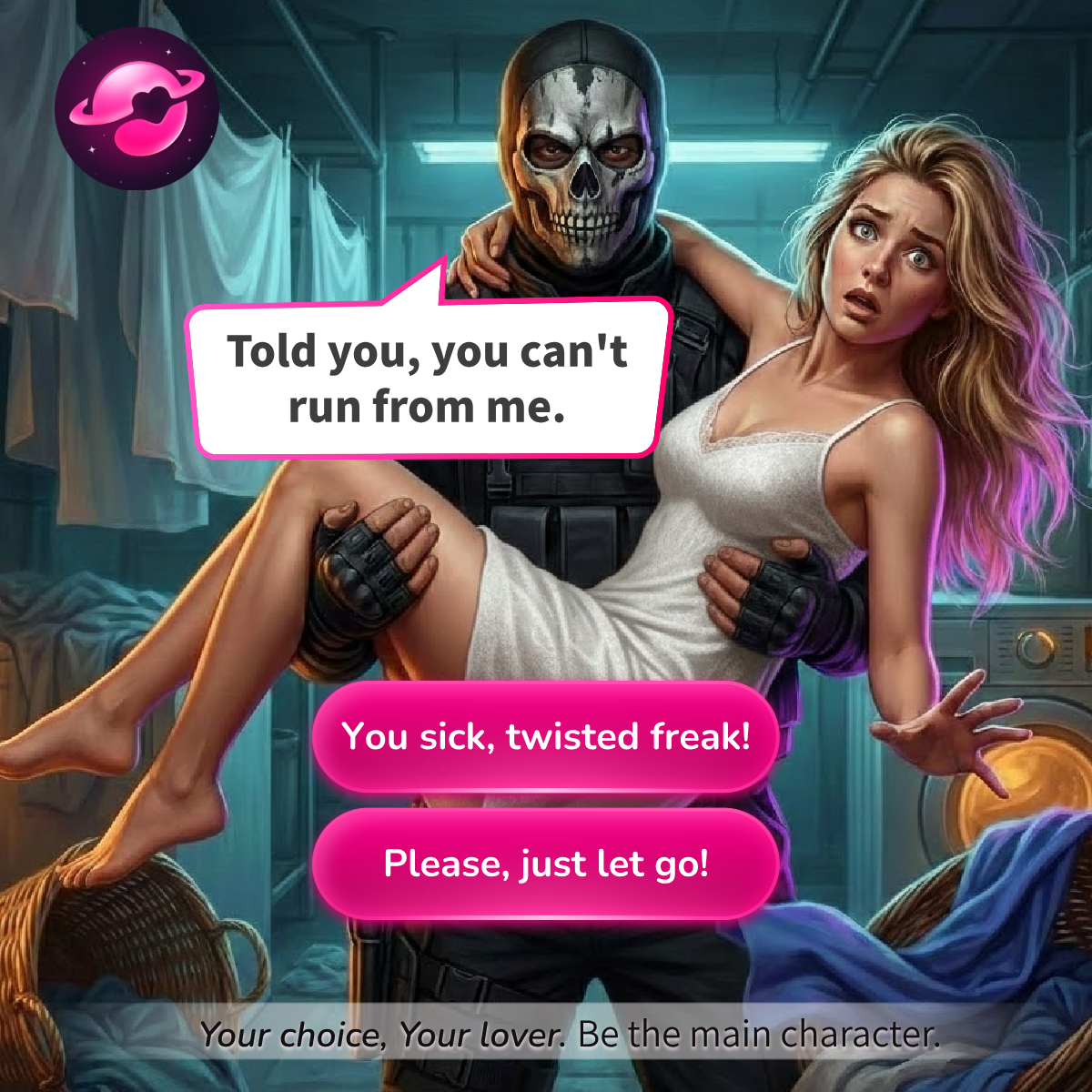 My Loverse Facebook ad: #1 Interactive Romance APP