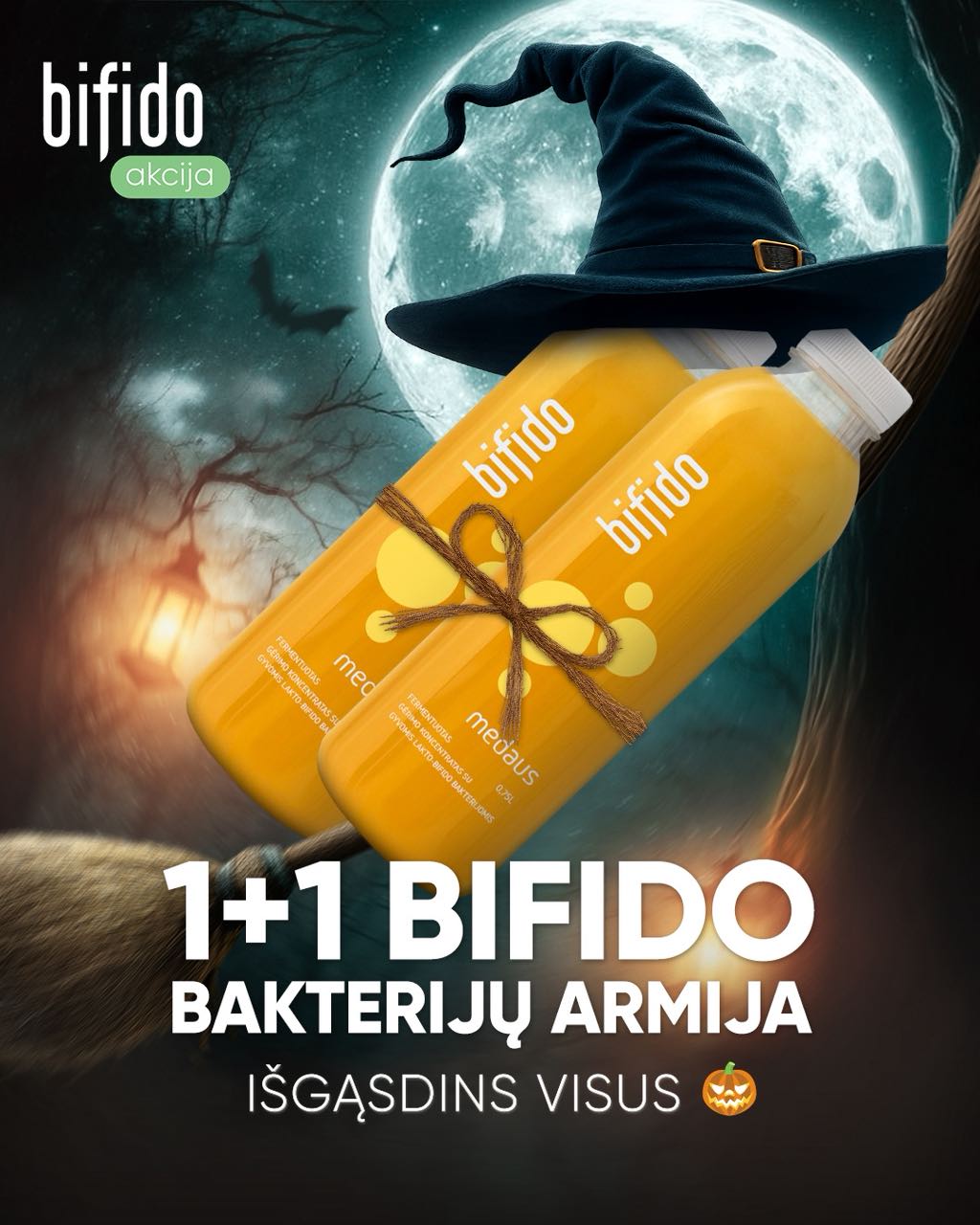 Bifido.lt Facebook ad: Medaus - fermentuotas probiotinis gėrimų koncentratas…